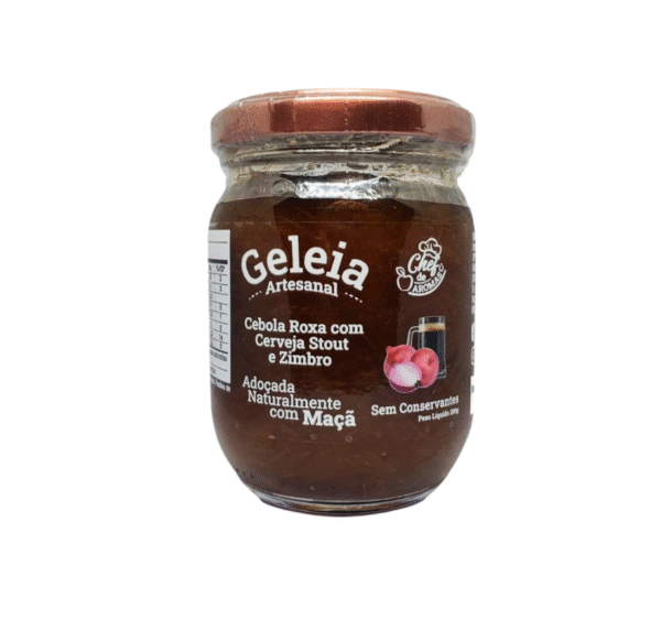 Geleia de Cebola Roxa com Cerveja Stout e Zimbro - 200G