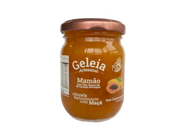 Geleia de Mamão com Óleo Essencial de Laranja Selvagem - 200G